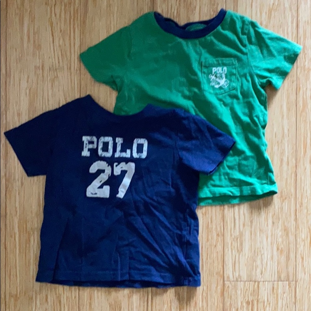 Set of 2 Ralph Lauren Boys Pocket Tees